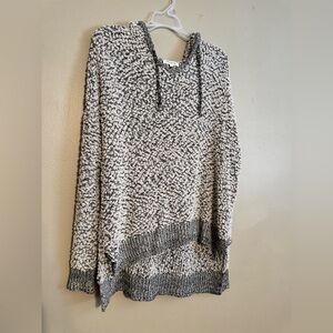 Women's Miracle Gray Cowl Neck Sweater with Chunky Knit